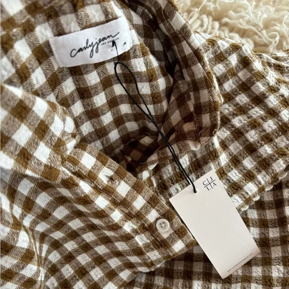 NWT Carly Jean Los Angeles “Paige” Gingham Dress - Picture 9 of 9
